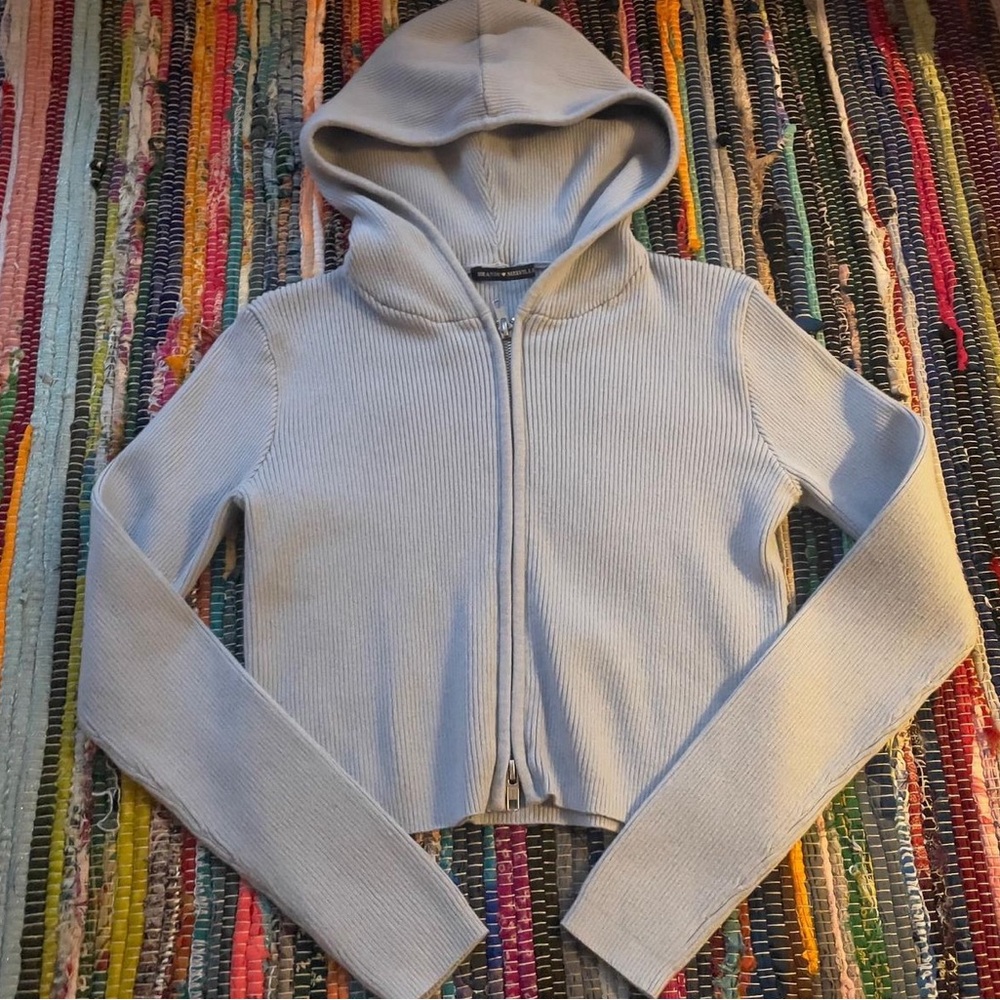 brandy melville arden crop hoodie